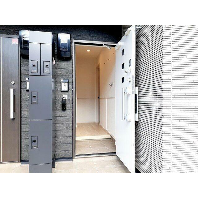 シンプルで使いやすい玄関です