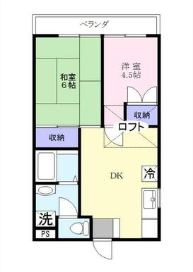 図面の和室は洋室にリフォーム済