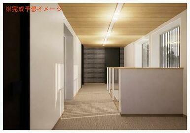 ※完成予想イメージ（２Ｆエントランス）