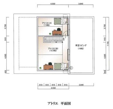 モデルプランの間取り図