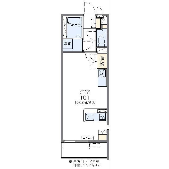 代表的な間取のため実際の間取とは異なる場合があります