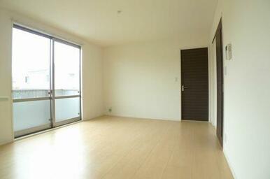 ＬＤＫは１１．０帖の広さとなります。　南向きのお部屋ですので、しっかりお部屋に光を採り込みます♪