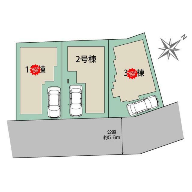 福岡市南区若久6丁目3棟 区画図