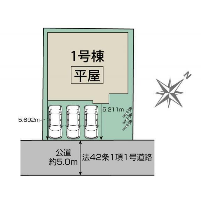 川越市日東町1棟 区画図