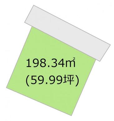 198.34平米の土地！