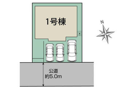 大和市上和田1棟 区画図