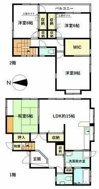 閑静な住宅街の4LDK！新婚さん、ファミリーにおすすめです！