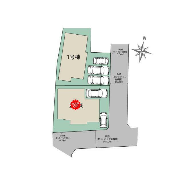 横浜市泉区中田西2丁目2棟 区画図