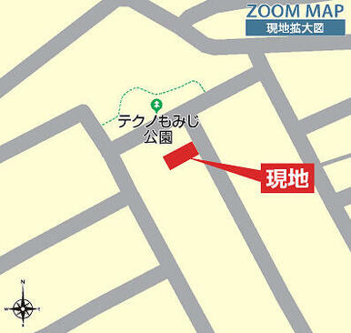 現地案内図・拡大