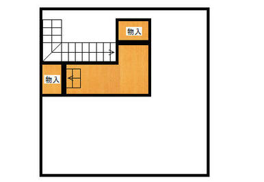 中２Ｆ階段収納スペース
