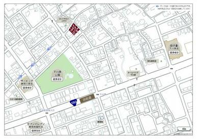 現地周辺案内図