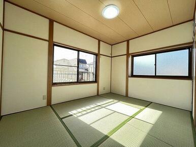 「２階和室」２階和室６帖の様子です