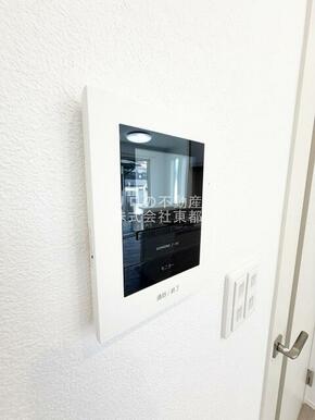 TVモニター付インターホンがあるので訪問者が一目でわかります