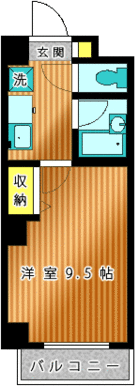 南東向きのお部屋で日当たり良好！