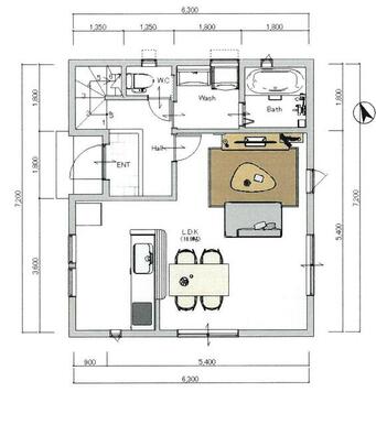 建物平面イメージ図（１Ｆ）