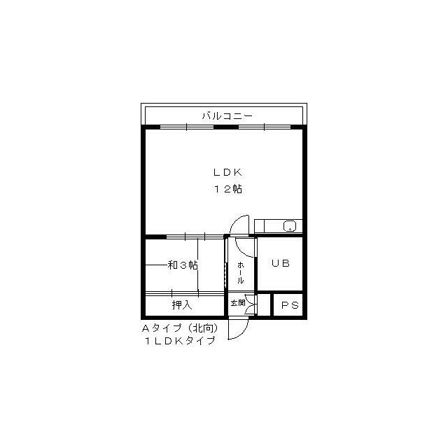 ０１～０５号南向き・０６～０８号北向きバルコニー