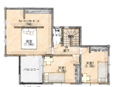 ２階間取り図