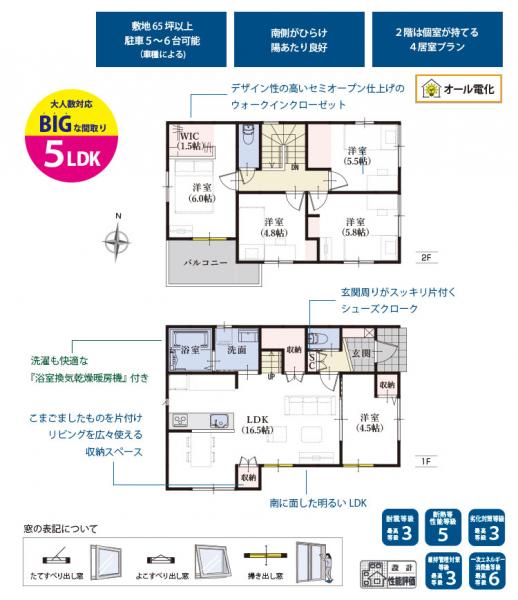 静岡市清水区 三保 2階建 5LDK 静岡市清水区の新築売戸建住宅の
