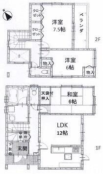 各部屋６帖以上のゆとりのある居室。収納も豊富です。