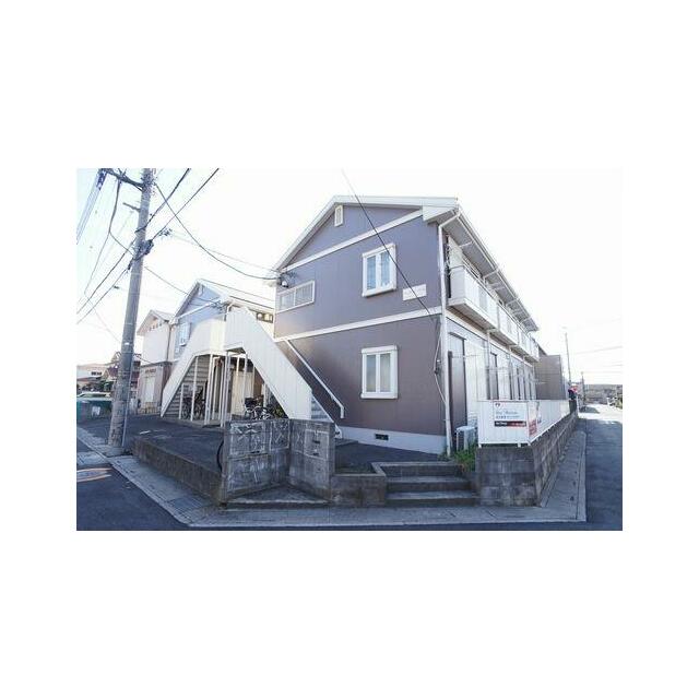 手前がＢ棟、奥がＡ棟です。※外階段タイプ