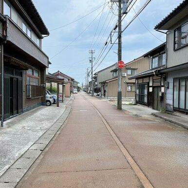 前面道路融雪装置付き