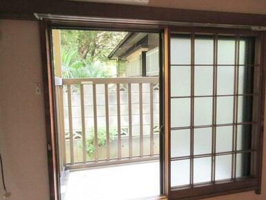 和室からの眺望