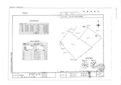 地積測量図になります