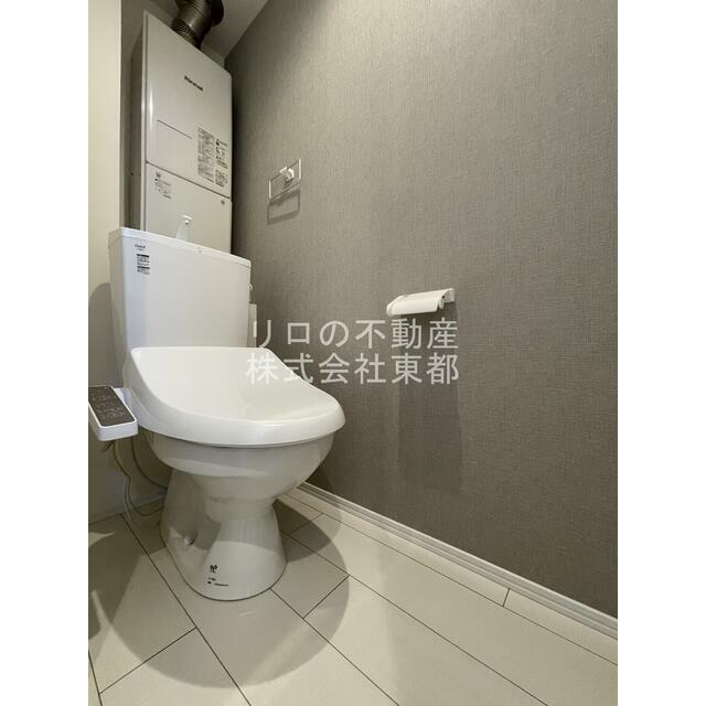 清潔感をキープできる快適な洗浄便座付きです