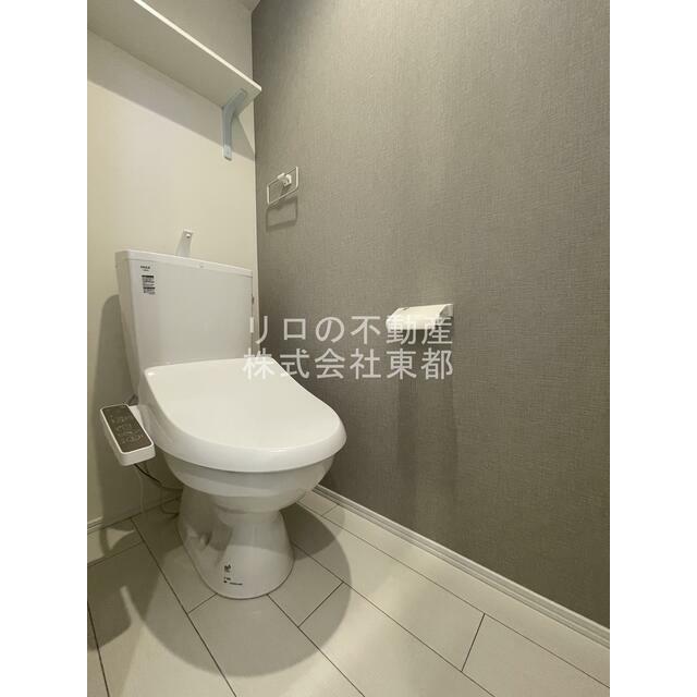 清潔感をキープできる快適な洗浄便座付きです