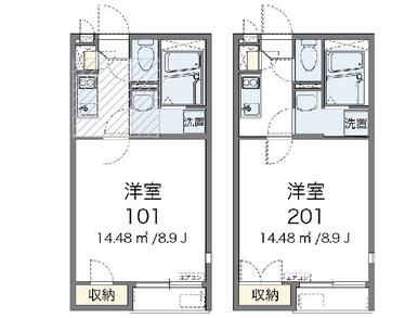 代表的な間取のため実際の間取とは異なる場合があります