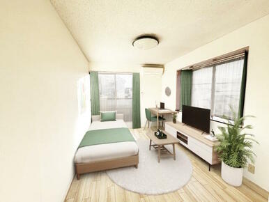 こちらの家具はCGです。家具付きではございません。