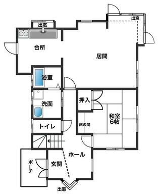 １Ｆ：図面と現況が異なる場合は現況を優先させていただきます。