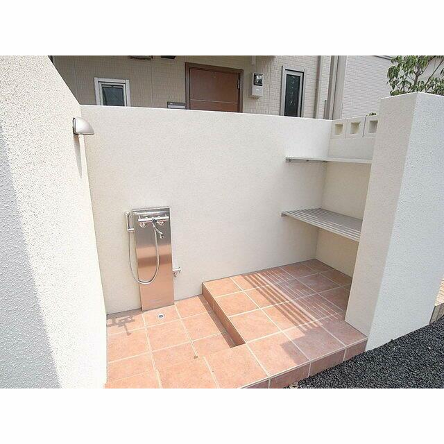 ペットの足洗い場です