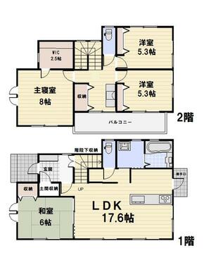 ４ＬＤＫ＋ＷＩＣ　２階にも洗面台があります♪