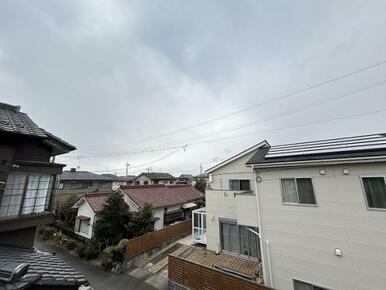 眺望「閑静な住宅街で落ち着いた雰囲気です。」
