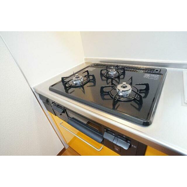 ３口ガスコンロ完備！