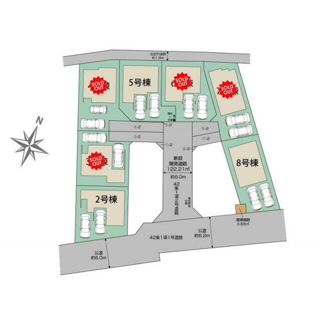 川口市石神9棟 区画図