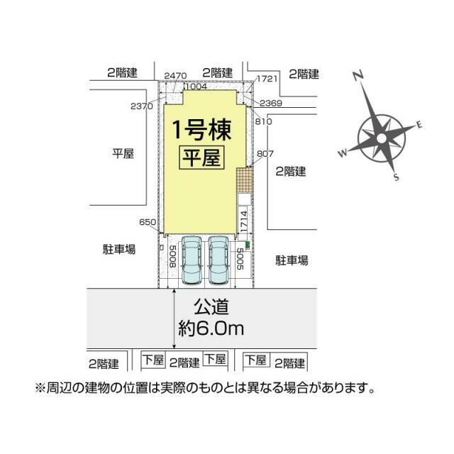 川越市川鶴2丁目3期1棟 区画図