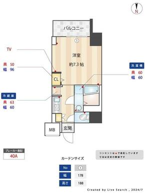 （参考）３０１号室　同タイプとなります