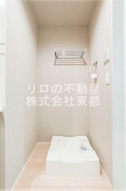 洗濯機置場には防水パンを設置！水漏れも安心です◎
