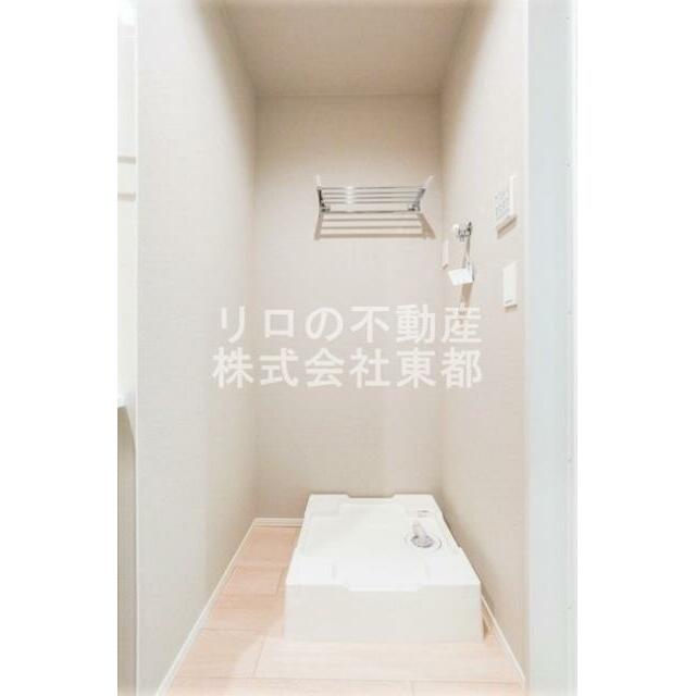 洗濯機置場には防水パンを設置！水漏れも安心です◎
