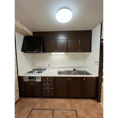 システムキッチン★(2口ガスコンロ・グリル付)