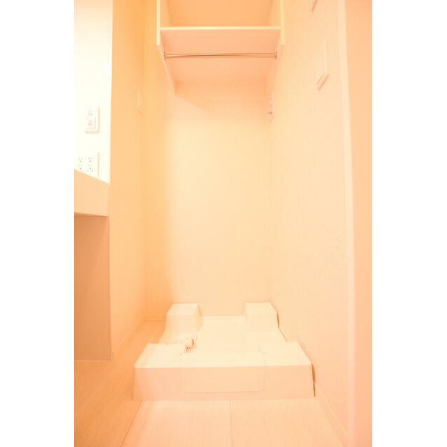 防水パン付　室内洗濯機置場！