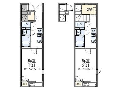 代表的な間取のため実際の間取とは異なる場合があります