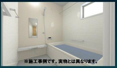 浴室完成予想図 将来、介護が必要になった時にもとても便利です。浴室暖房乾燥機も付いてます(*^^)v