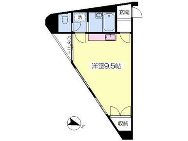 開放的な間取り。