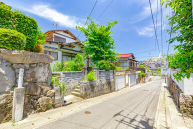 整理された閑静な住宅地＿夜も静かです。