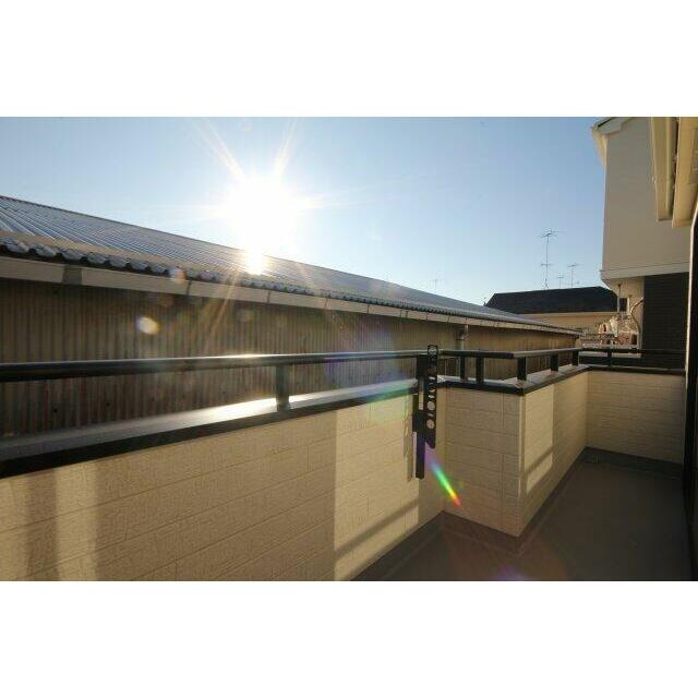 南向きのバルコニーの為陽当りばっちり