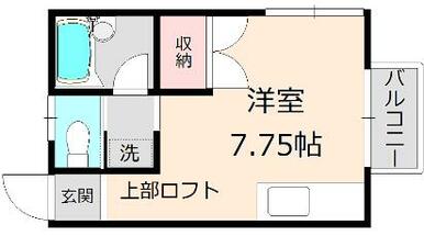 落ち着いたマイルームは是非ここで。閑静ながらも生活のしやすい１Ｒの間取り。