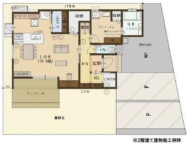 ２階建て建物施工例